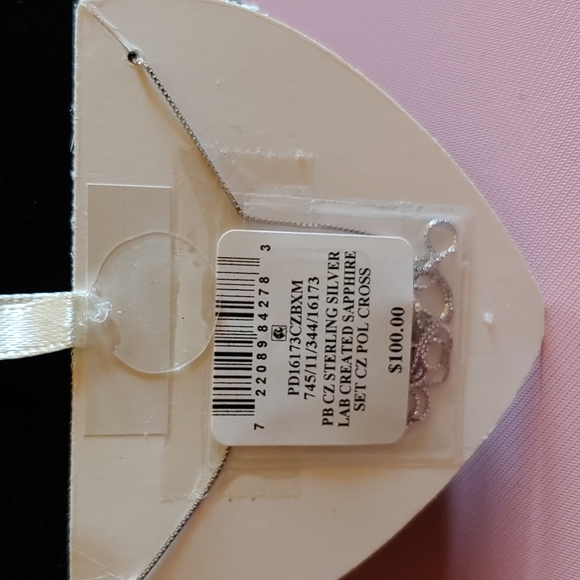 Giani Bernini 925 sterl. 2 cross pendant with cz's - Picture 2 of 4